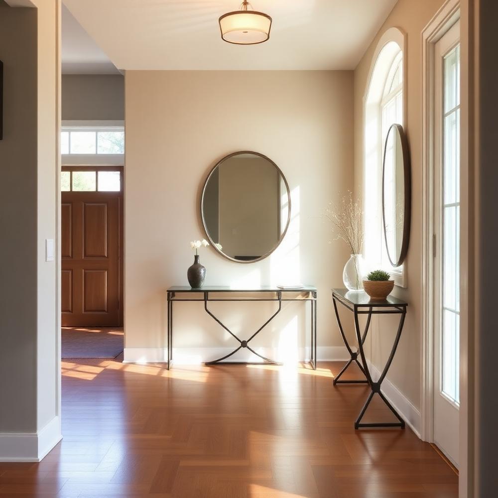 Bright clean entryway